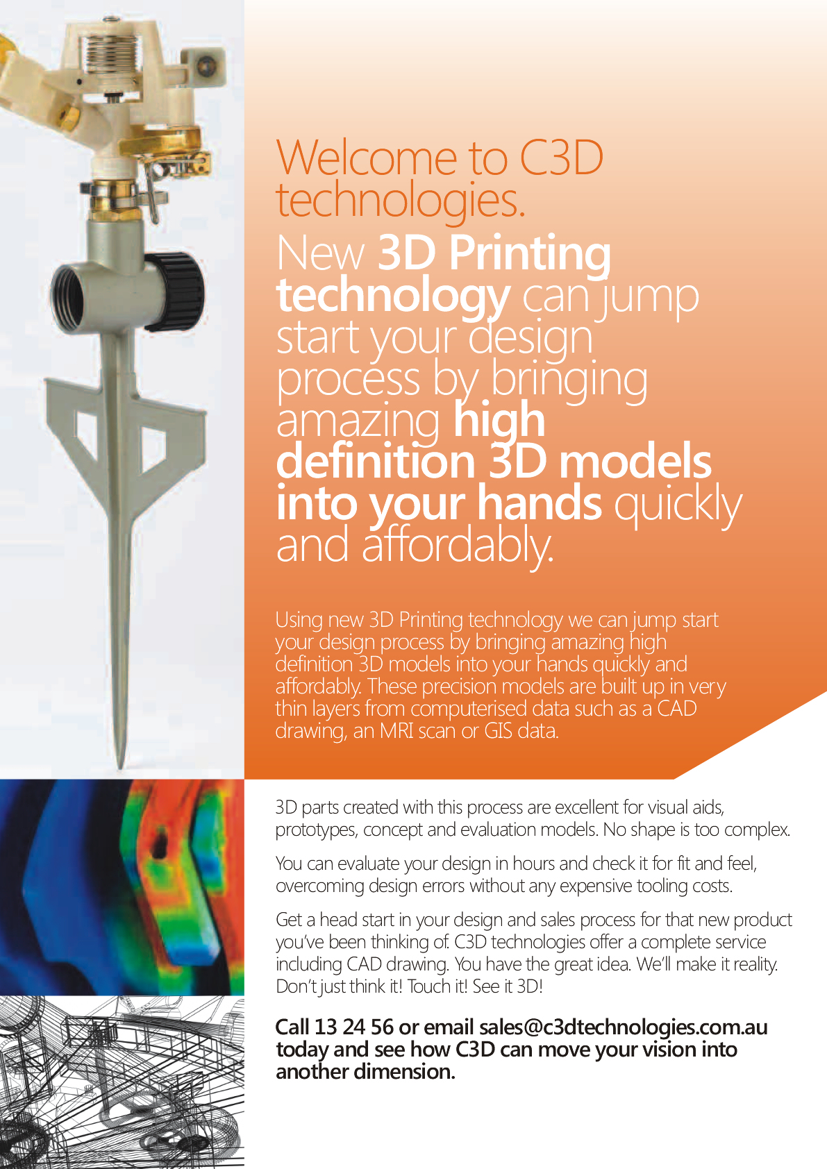 Diseño de Flyer por George Moussa para C3D Technologies | Diseño #33610