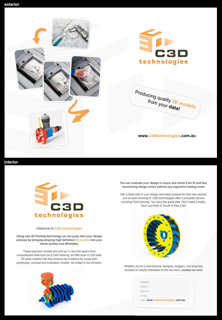 Flyer Design by In2Graphics for C3D Technologies | Design #34335