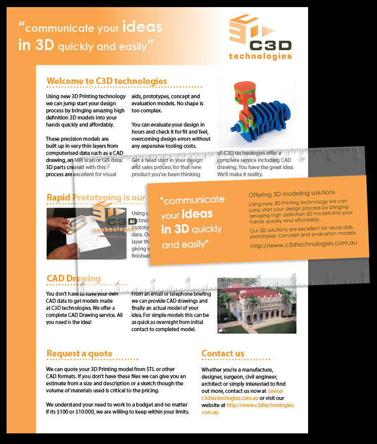 Flyer Design by KK'z for C3D Technologies | Design #34725