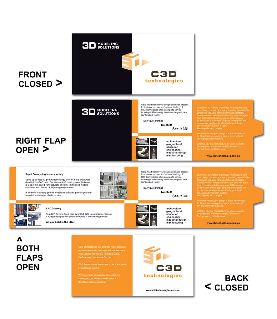 Diseño de Flyer por Nido Design para C3D Technologies | Diseño #34718