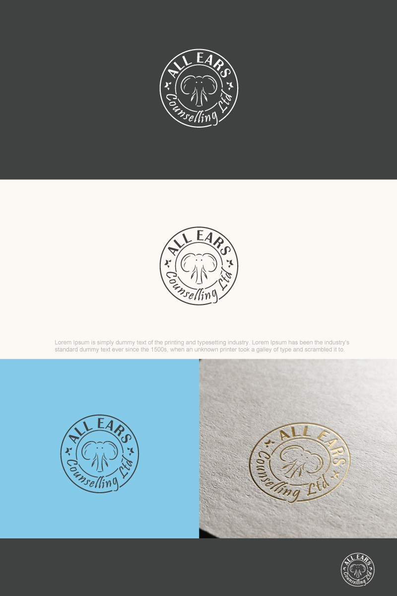 Logo Design by noishotori for All Ears Counselling Ltd | Design #13825474