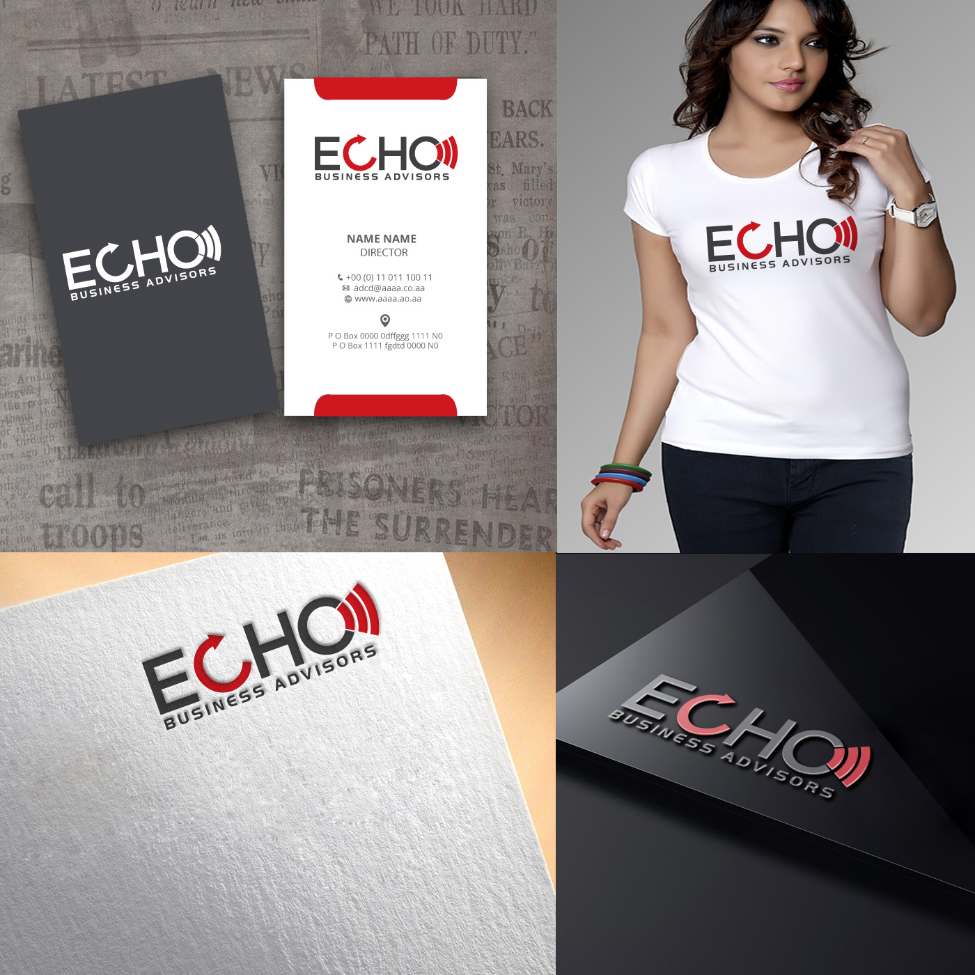 Logo Design by zebronicgraphic for Echo Cleaners | Design #13836071