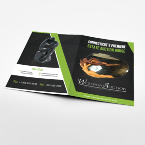 Diseño de Brochure por creative.bugs para westport auction | Diseño: #13851650