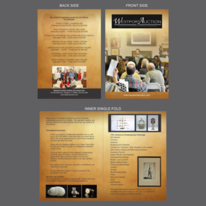 Brochure Design by geeta Designs for westport auction | Design #13868915