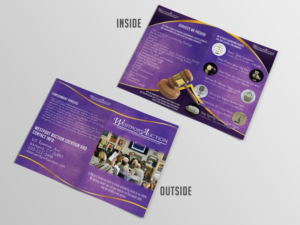 Auction Gallery Consignment info brochure | Diseño de Brochure por Lesaba Design