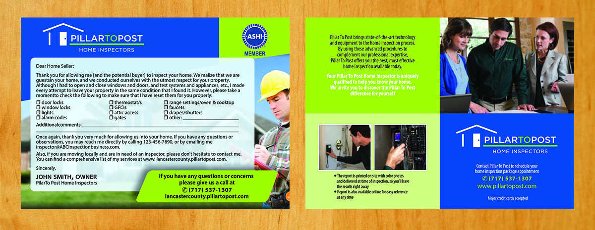 Flyer Design by Venus L. Penaflor for Pillar To Post Home Inspection | Design #13837440