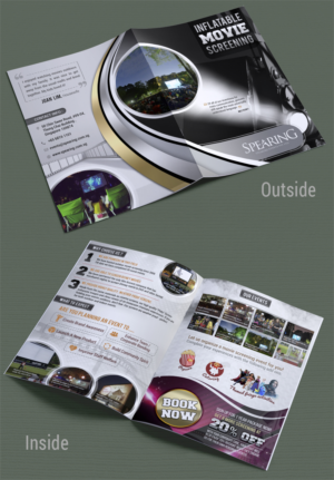 Inflatable Movie Screen company needs a Brochure Design for sales kit | Design de Brochure par SAI DESIGNS