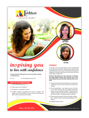 Embellishments Hair Restoration Marketing Material 