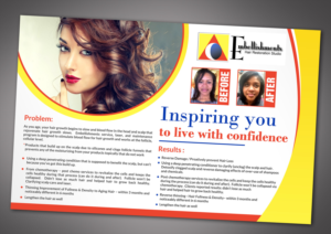 Flyer Design by debdesign for B.True.2.U Hair Institute | Design: #13832441