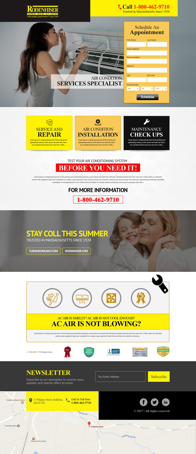 Landing Page Design by Dream Logo Design for this project | Design #13920715