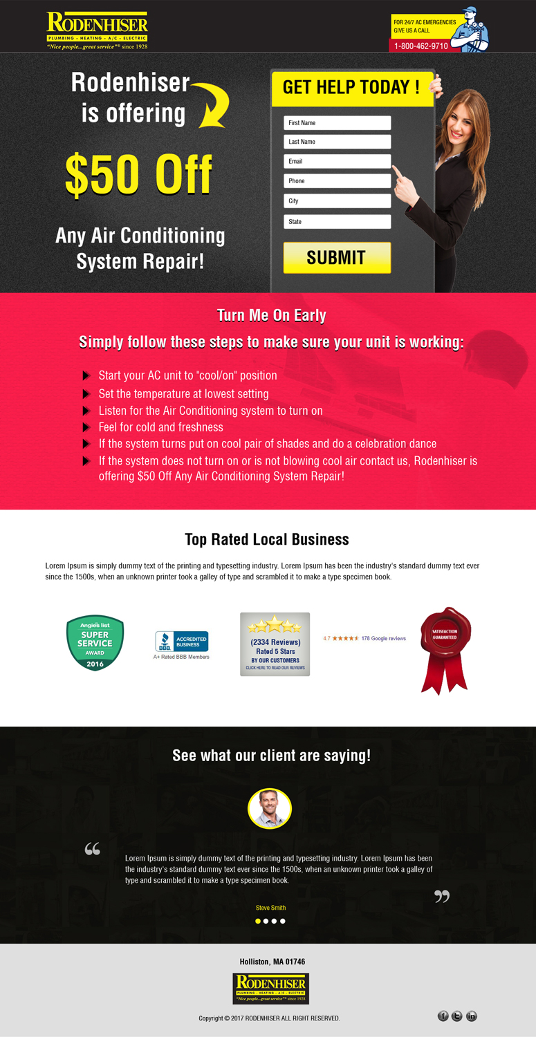 Landing Page Design by vipinkumar21 for this project | Design #14044234