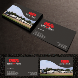 Jan's RV Park & Lodge Business Card