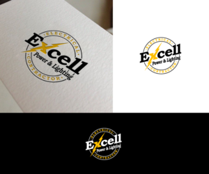 Diseño de Logo por dharlan para Excell Power & Lighting | Diseño #13835338