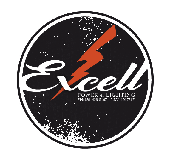 Logo Design by Hues Designs for Excell Power & Lighting | Design #14557382