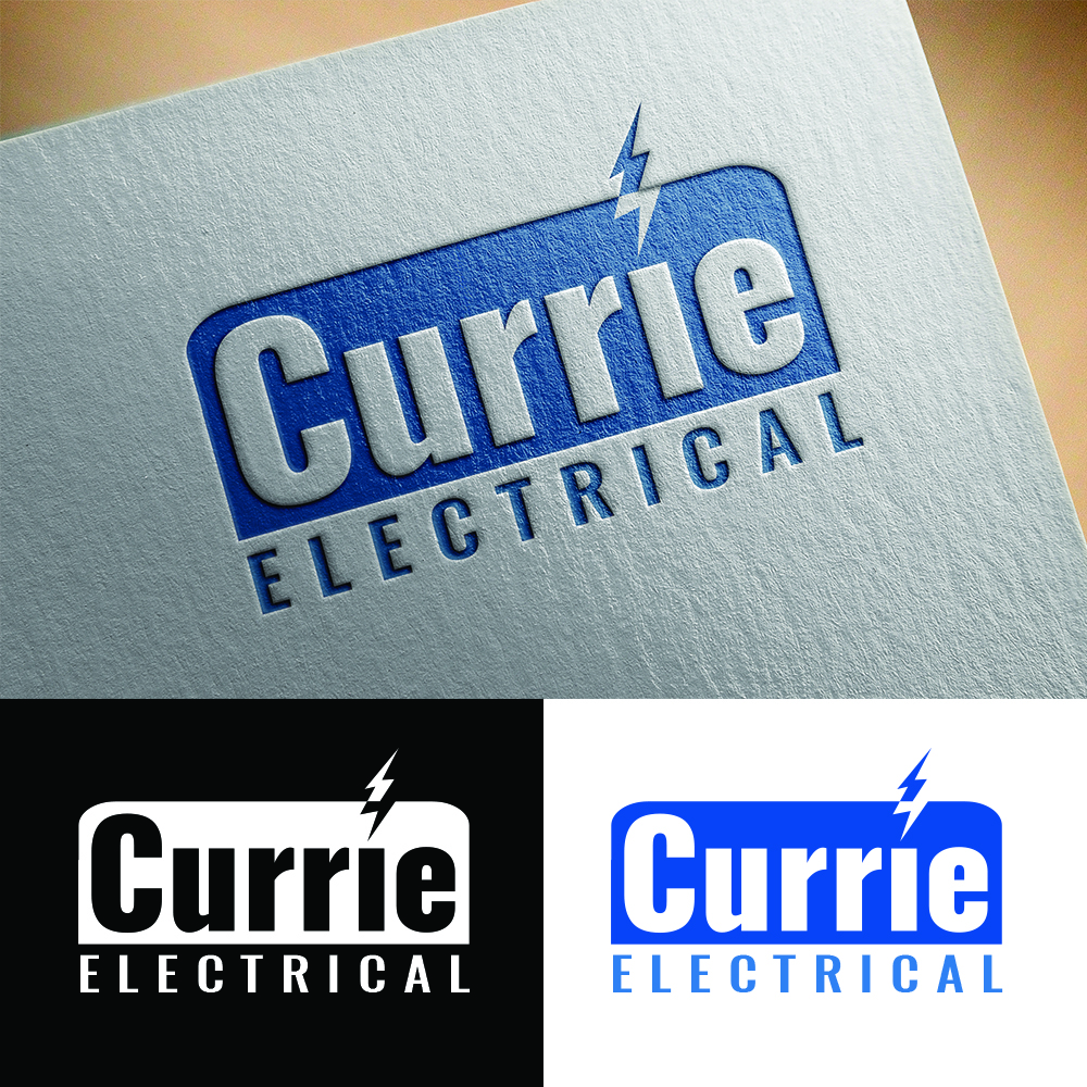 Logo Design by Logicspider for Currie Electrical | Design #13835524