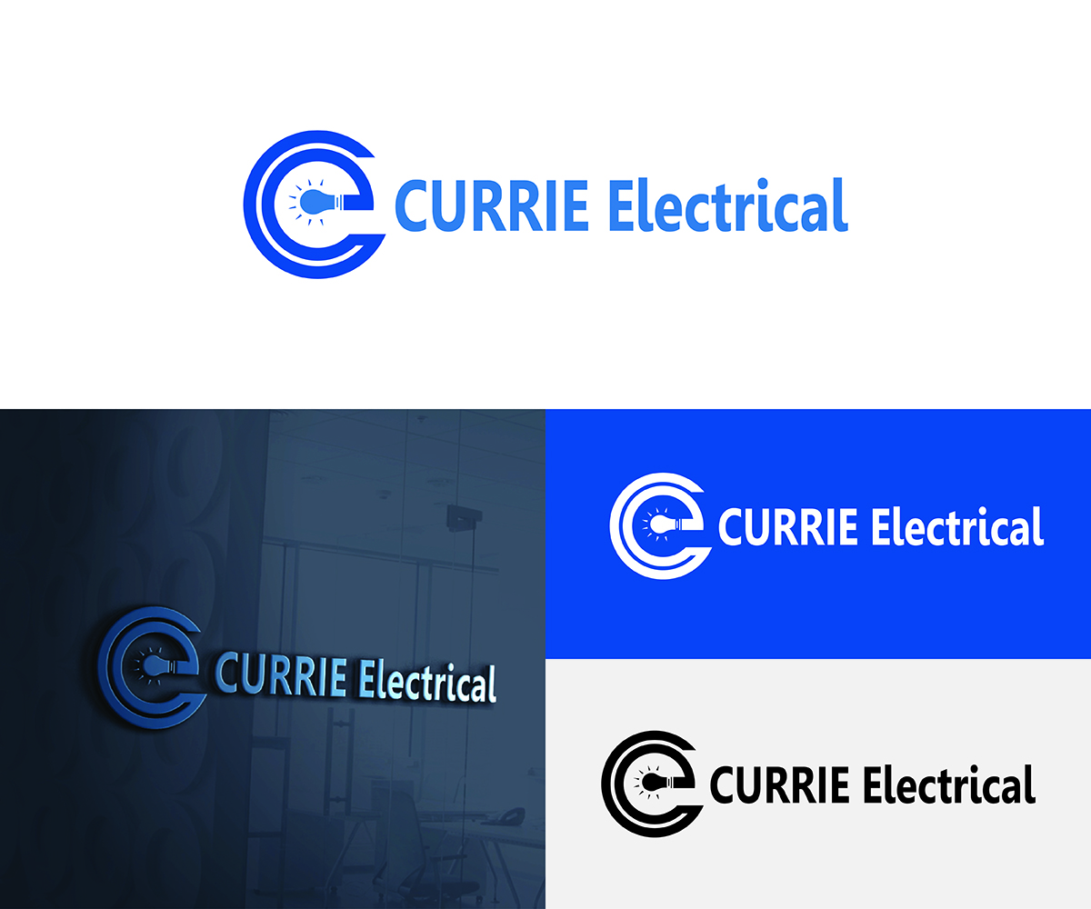 Logo Design by Logico Artlines for Currie Electrical | Design #13834952