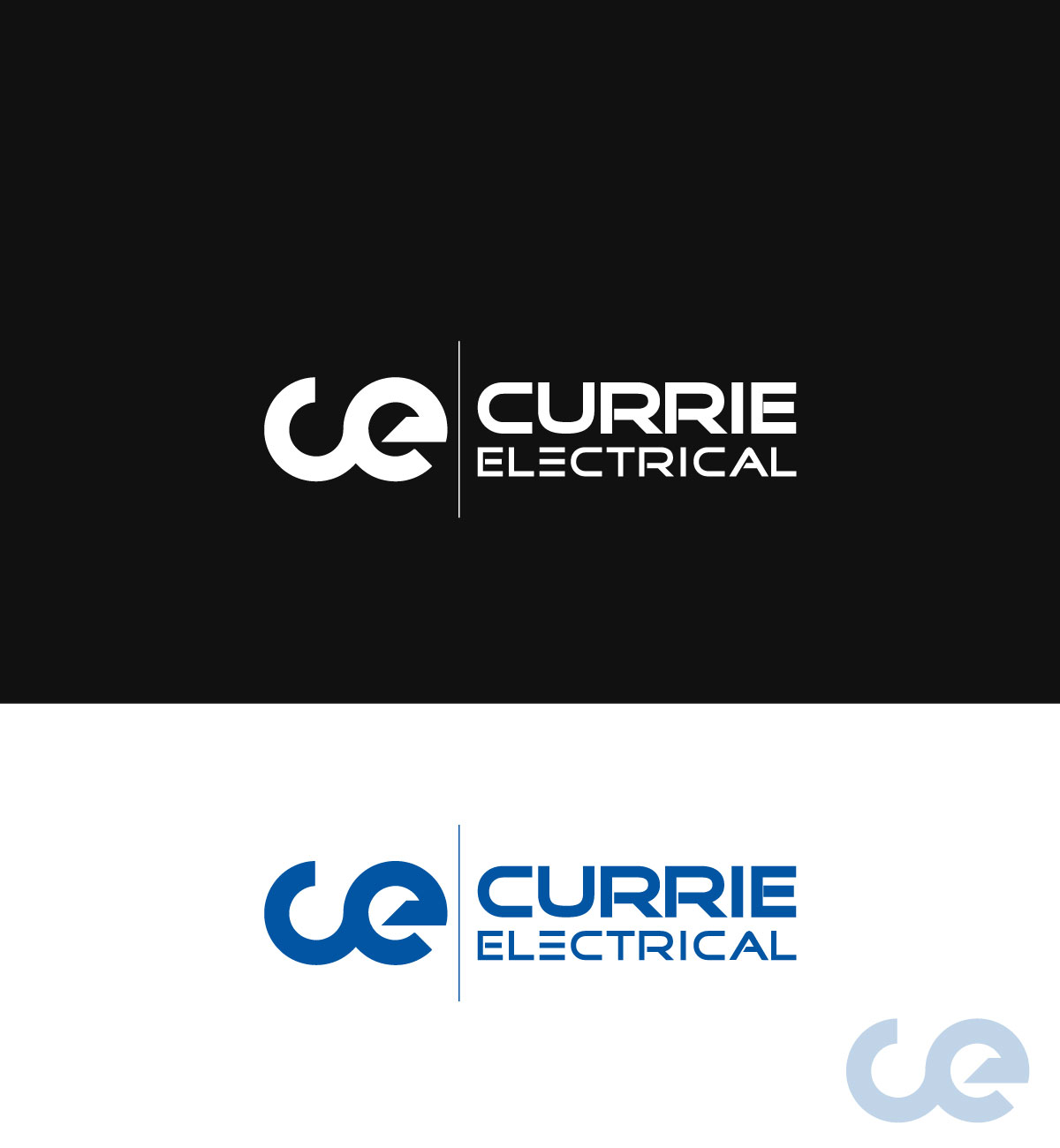 Logo Design by al-studio for Currie Electrical | Design #13832172