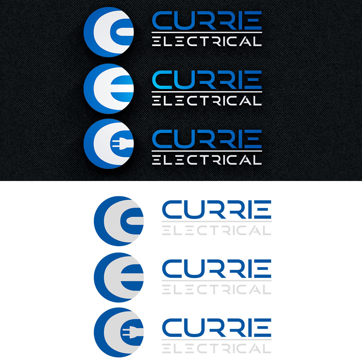 Logo Design by sttachev for Currie Electrical | Design #13833769