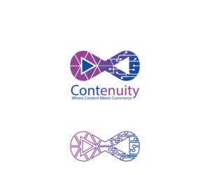 Contenuity  tagline: Where Content Meets Commerce | Logo Design by FLoc! Studio