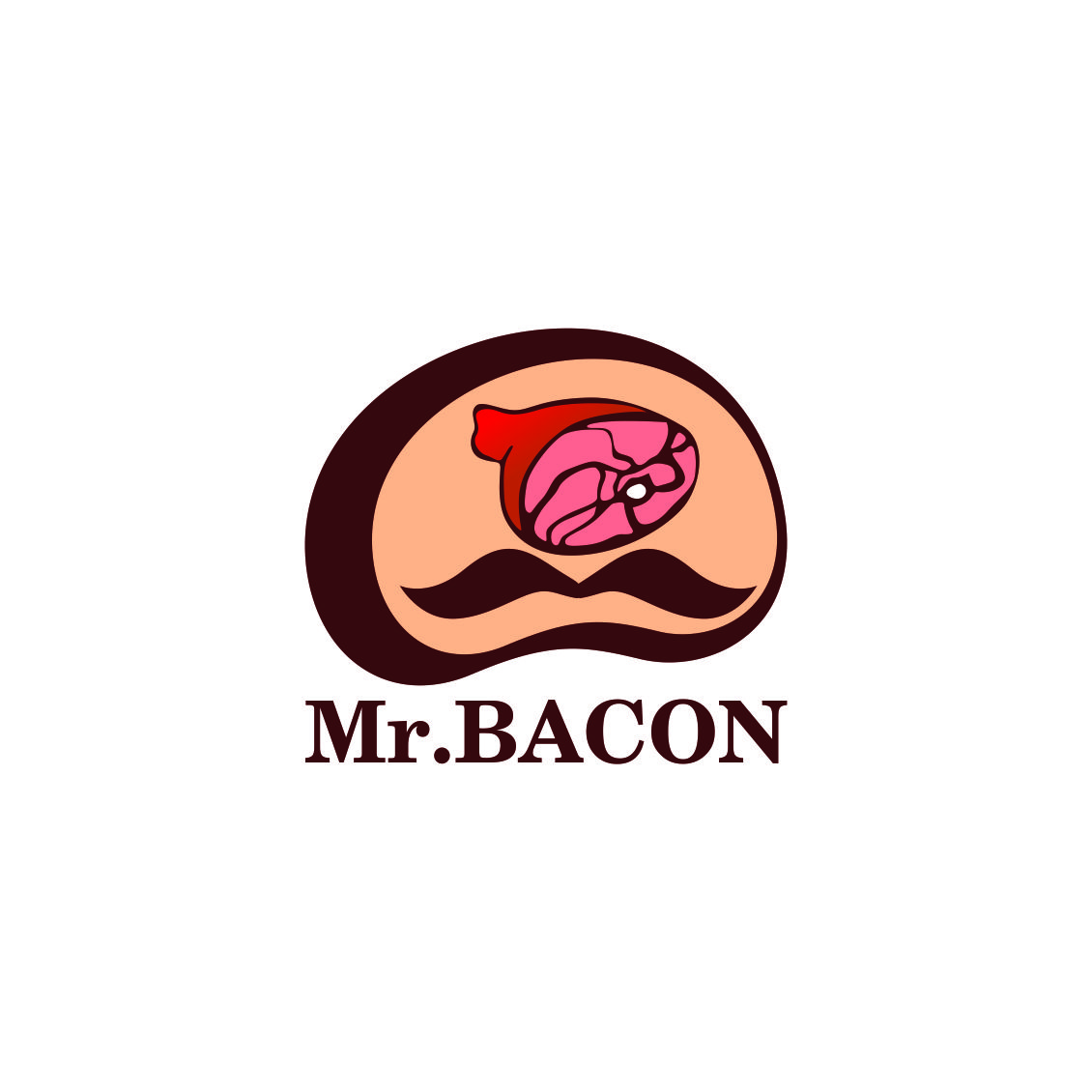 Logo-Design von Arham Hidayat für Mr. Bacon | Design #14024989