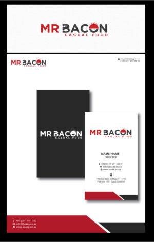 Logo Design by zebronicgraphic for Mr. Bacon | Design: #13865683
