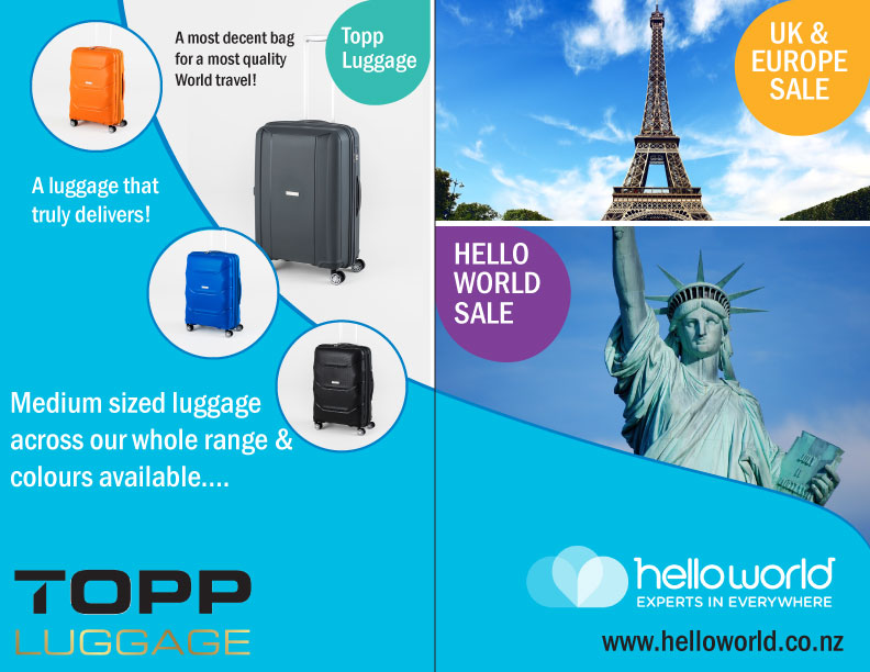 Flyer Design by Parul for Topp Luggage | Design #13862092