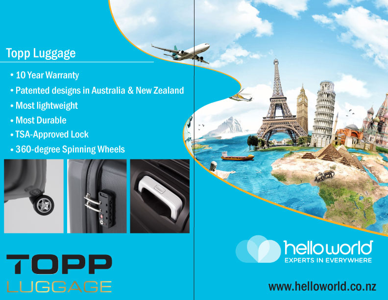 Design de Flyer par Parul pour Topp Luggage | Design #13862096