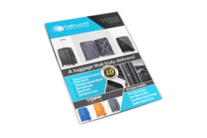 Flyer Design by Black Stallions Impressive Solutions for Topp Luggage | Design #13834346