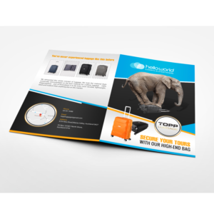 Design de Flyer par debdesign pour Topp Luggage | Design : #13844880