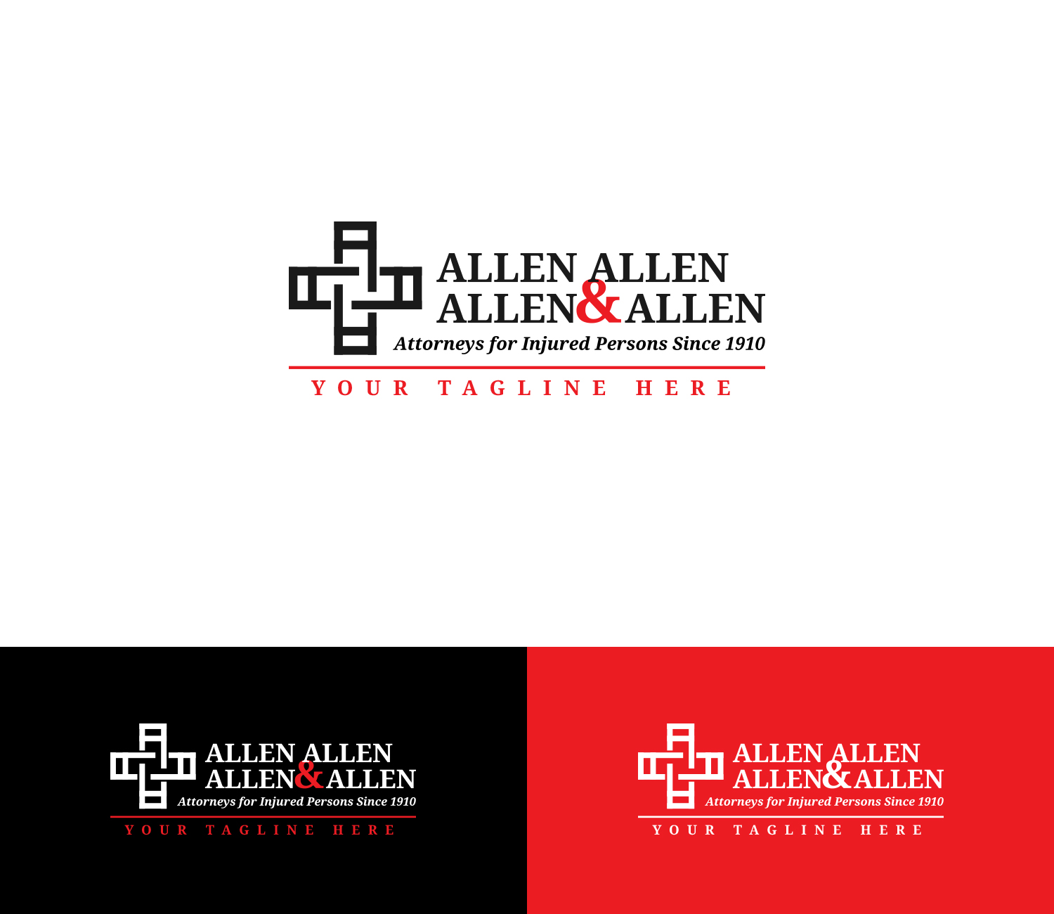 Logo-Design von Grapismo Brand Studio für Allen, Allen, Allen & Allen | Design #13884241