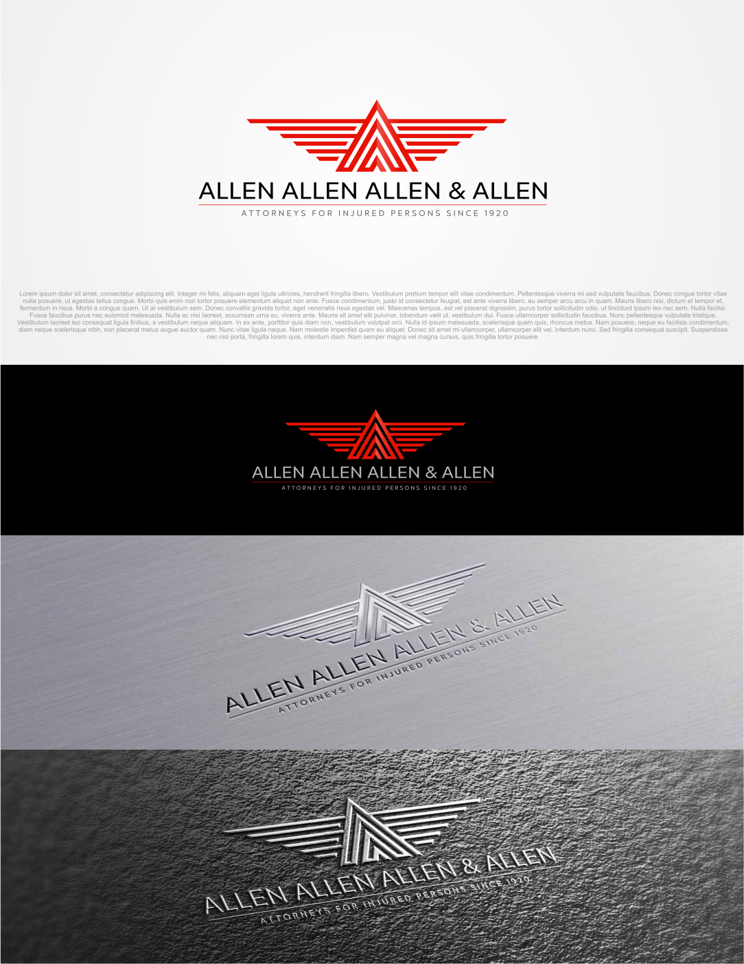 Logo Design by artswolf for Allen, Allen, Allen & Allen | Design #13891439