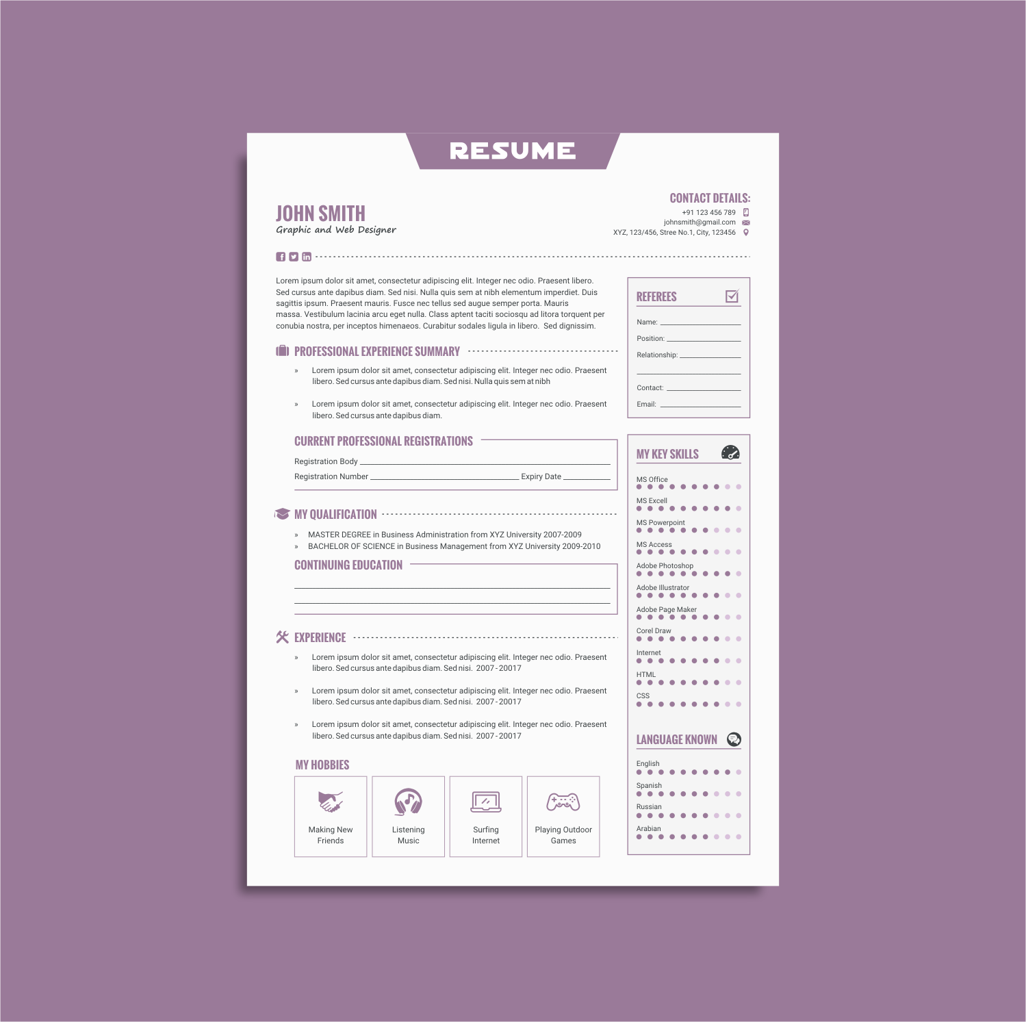 Diseño de Curriculum por INDIAN_Ashok para Connected Resourcing | Diseño #13832925