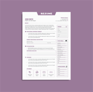 Design de CV par INDIAN_Ashok pour Connected Resourcing | Design : #13832925