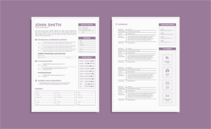 Design de CV par INDIAN_Ashok pour Connected Resourcing | Design : #14097058