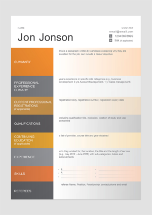 Diseño de Curriculum por senja para Connected Resourcing | Diseño: #13883633