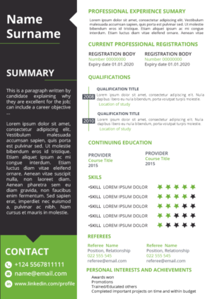 Diseño de Curriculum por Kristina Andonoff para Connected Resourcing | Diseño: #13910527