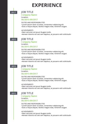 Resume Design by Kristina Andonoff for Connected Resourcing | Design: #13918654