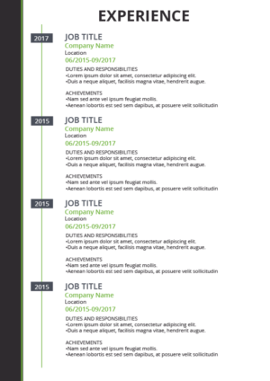 Resume Design by Kristina Andonoff for Connected Resourcing | Design: #14107974