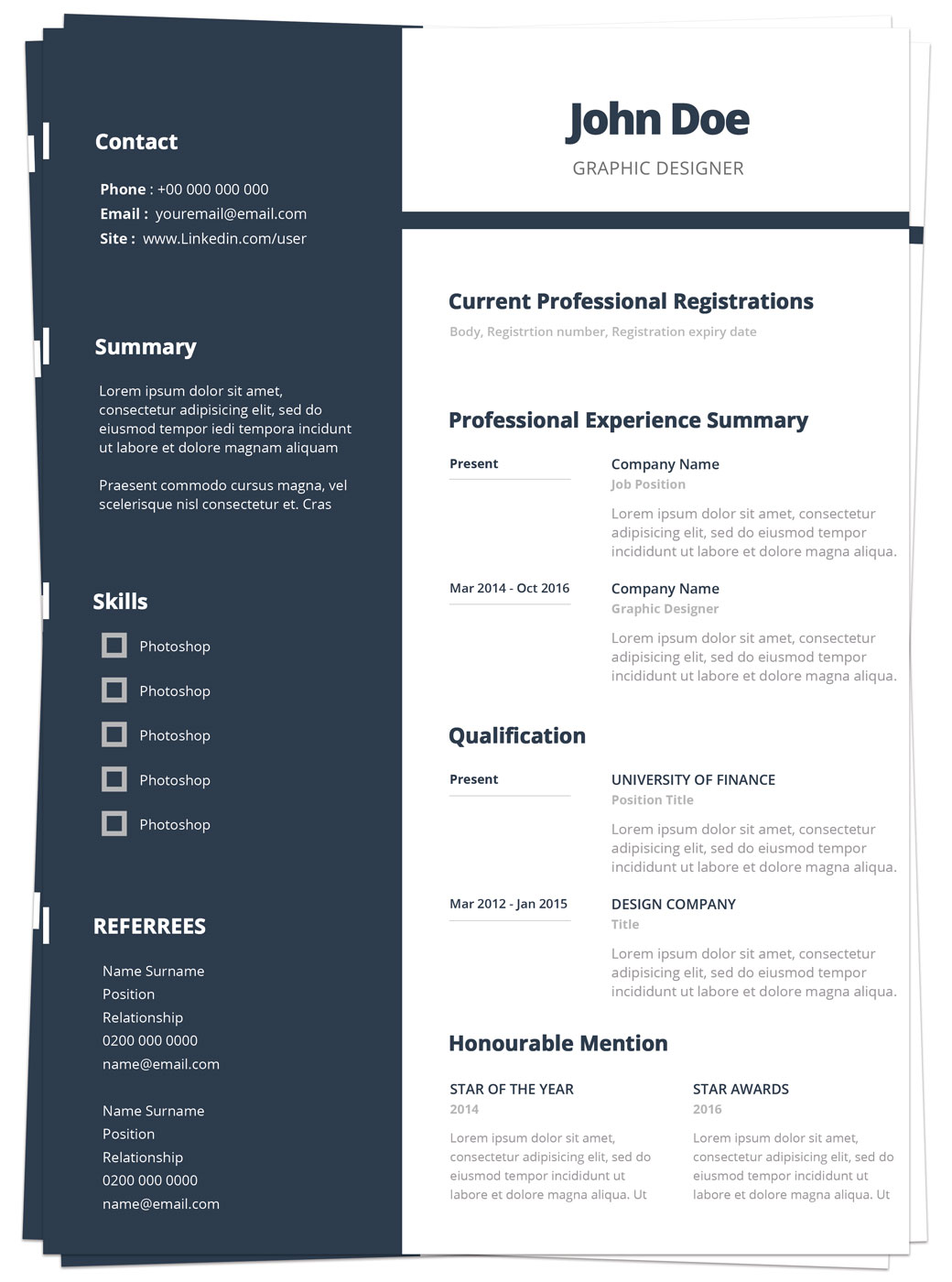 Diseño de Curriculum por UrbainFX para Connected Resourcing | Diseño #13882771