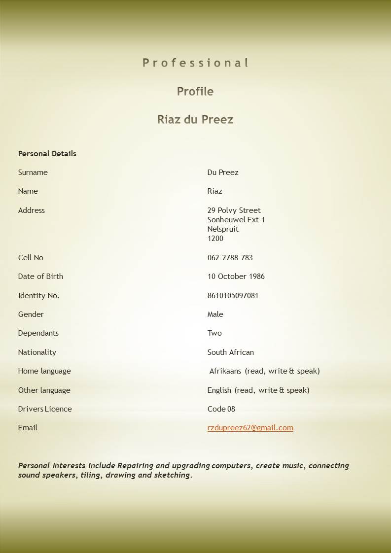 Resume Design by Riaz786 for Connected Resourcing | Design #13874271