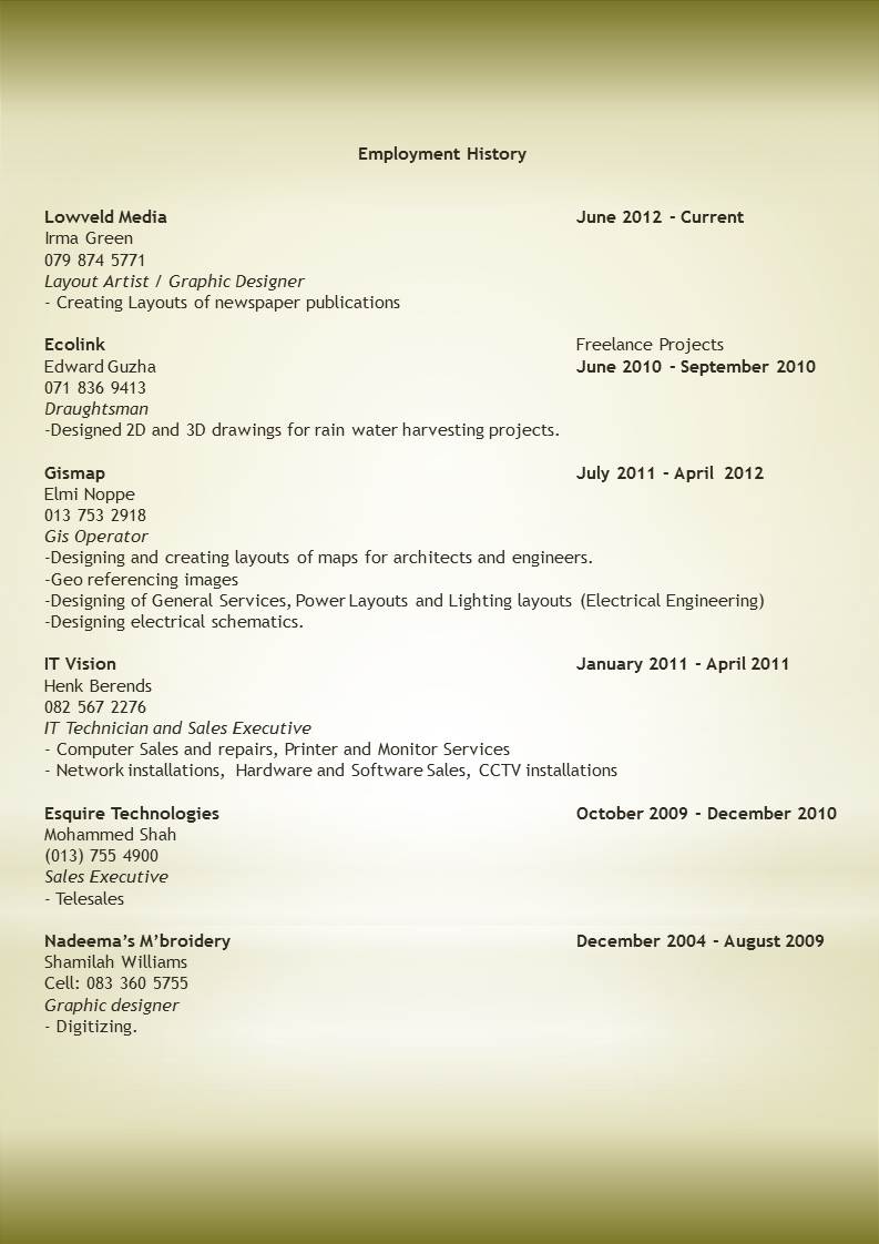 Resume Design by Riaz786 for Connected Resourcing | Design #13874275