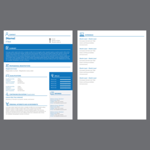 Connected Resourcing Resume template design | Design de CV par Annie Creative Service