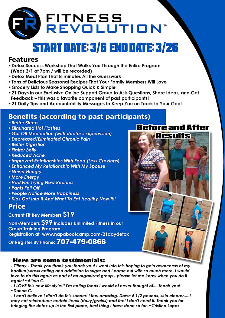 Flyer-Design von NILDesigns für Fitness Revolution Napa | Design #13840163