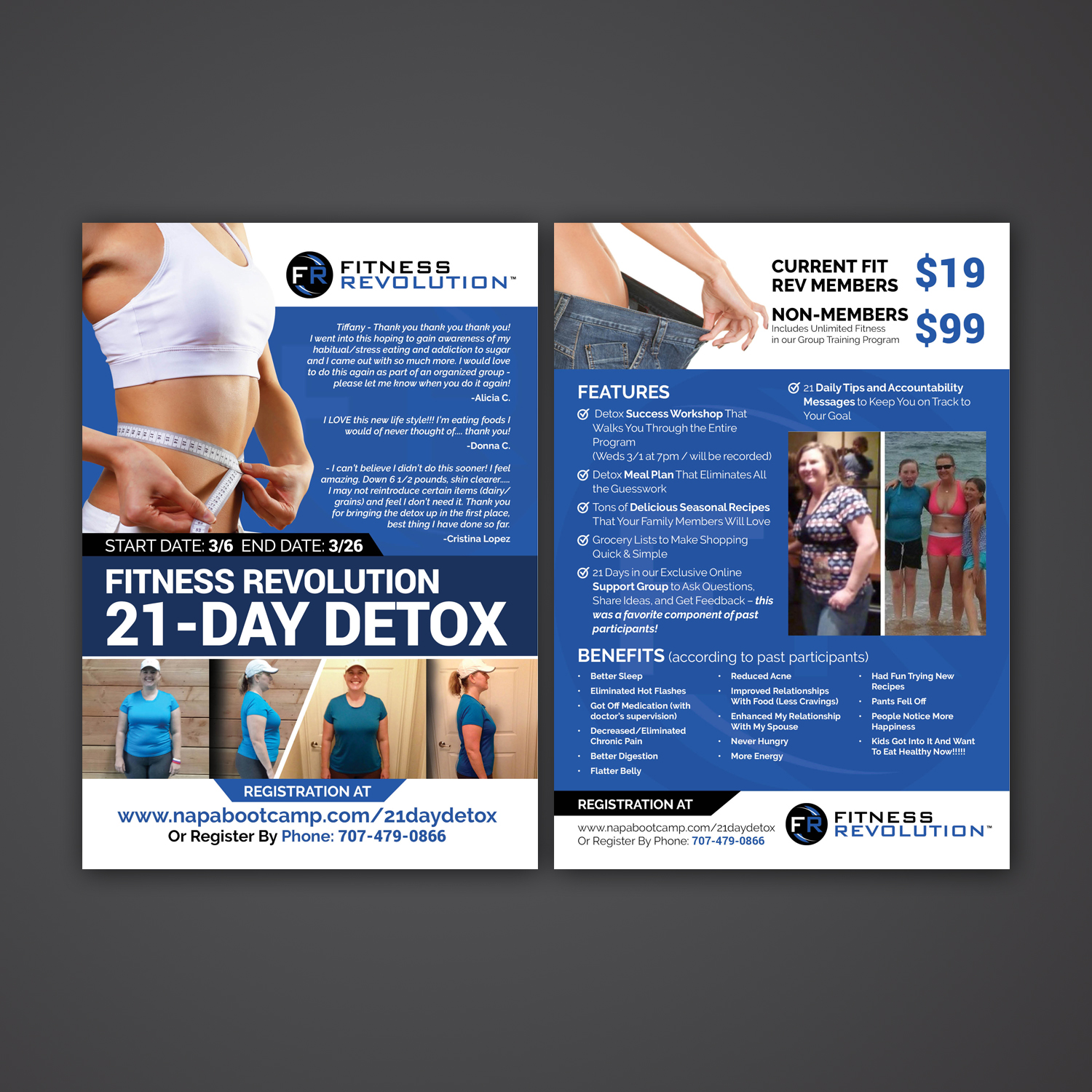 Flyer Design by Mariyam Khan for Fitness Revolution Napa | Design #13830754