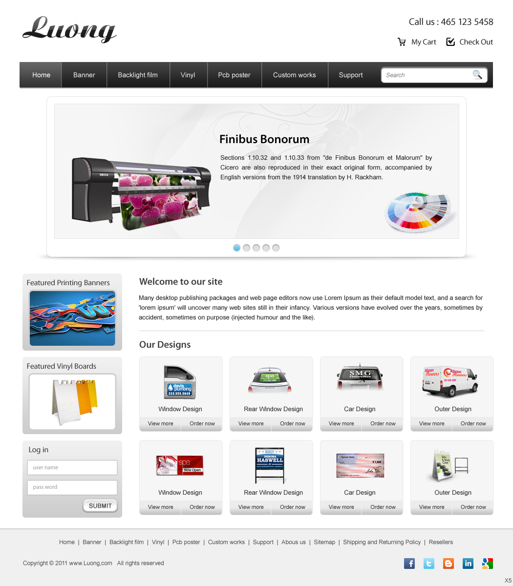 Web Design by pb for this project | Design #558474