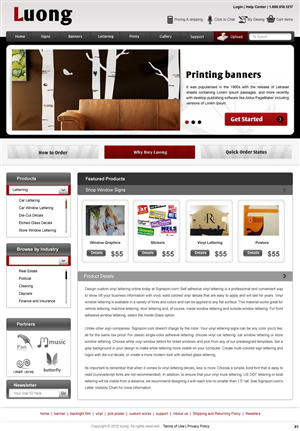 Web Design by pb for this project | Design: #568041