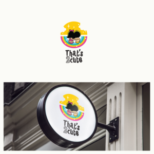 Logo Design by Frontino graphic studio for That's 2 Cute | Design: #13843916