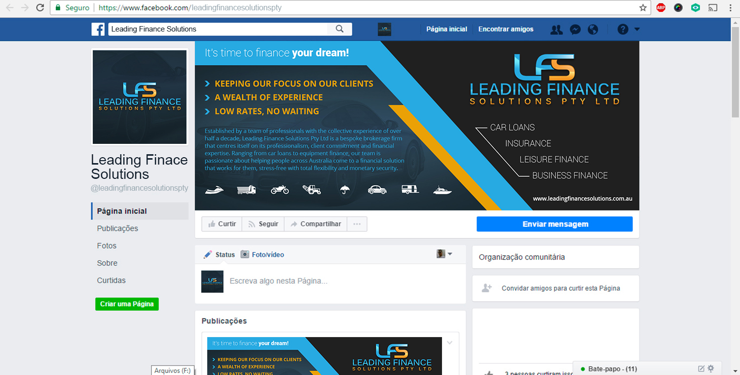 Facebook Design by Nightmist for Leading Finance Solutions Pty Ltd | Design #14114216
