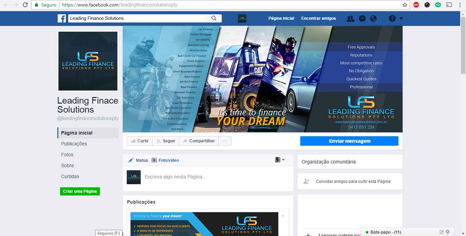 Facebook Design by Nightmist for Leading Finance Solutions Pty Ltd | Design #14122367
