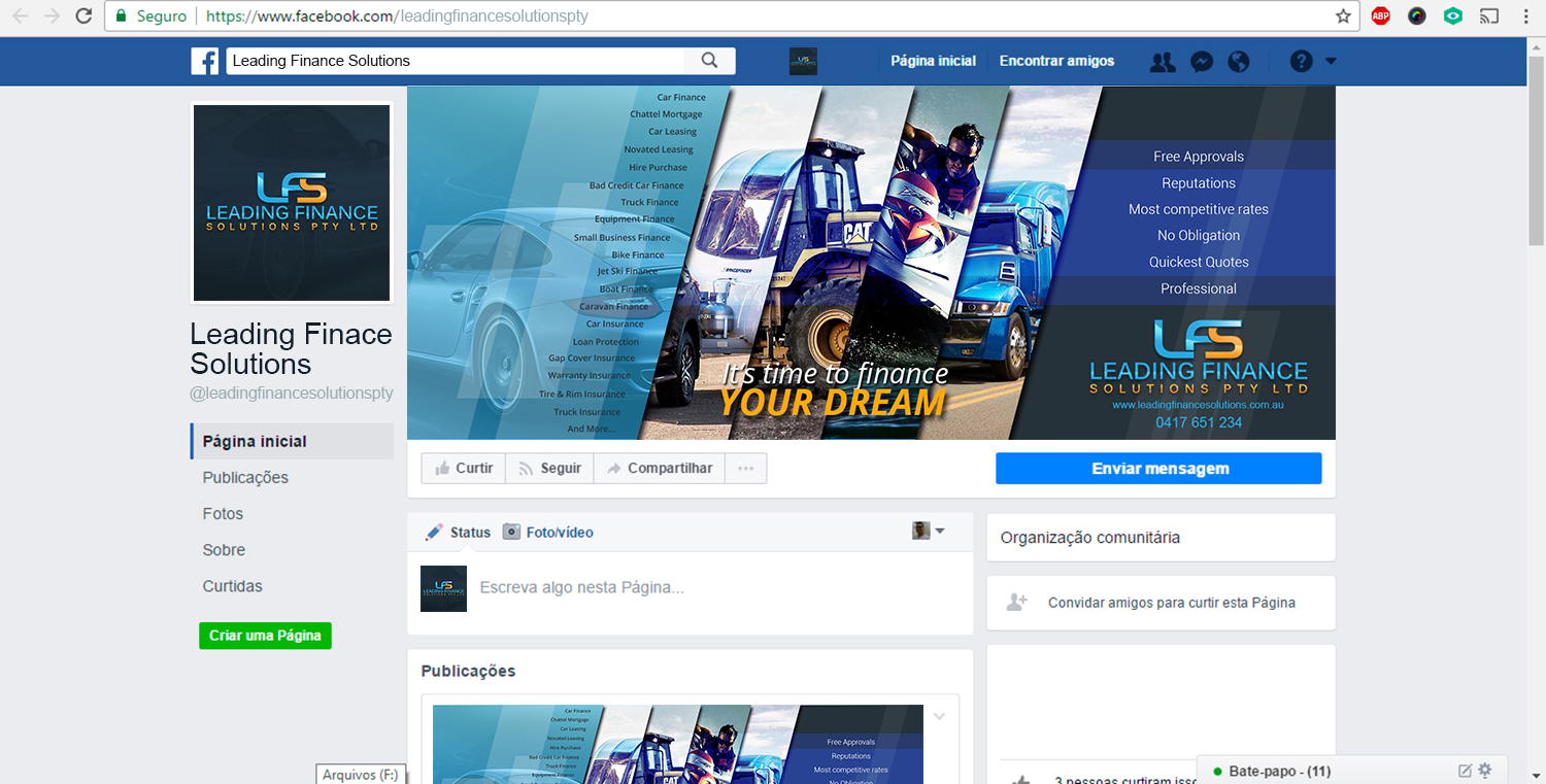 Facebook Design by Nightmist for Leading Finance Solutions Pty Ltd | Design #14131548